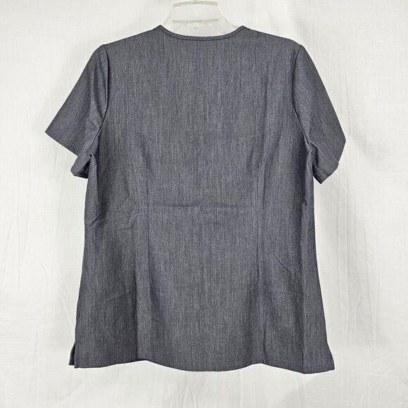 FIGS Graphite Grey Catarina One-Pocket Scrub Top Short Sleeve Women's Medium - Picture 5 of 7
